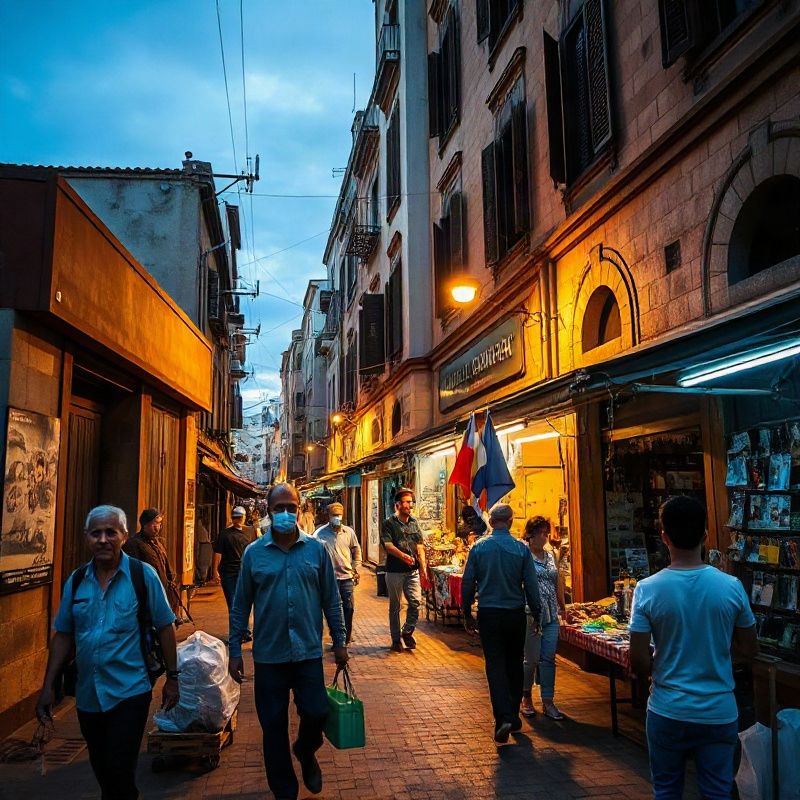 Mercado callejero informal en la provincia de Tucumán